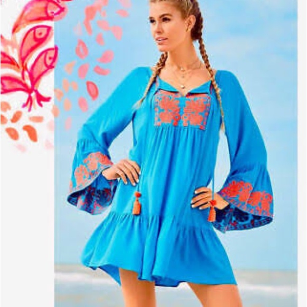 Lilly Pulitzer Blue Amisa Tunic Dress